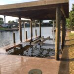 Custom Boat Lift Installation, Boat House, Custom Dock