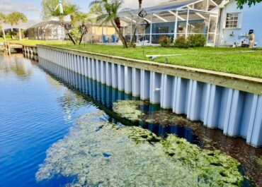 Vinyl Seawall Installation Brevard County FL