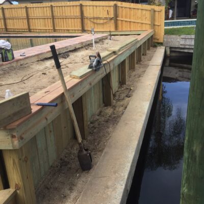 Brevard County Seawall Construction