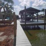 Seawall Boat House Narrow Dock