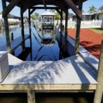 Sling Boat Lift, Boat Slip Composite Dock and Seawall