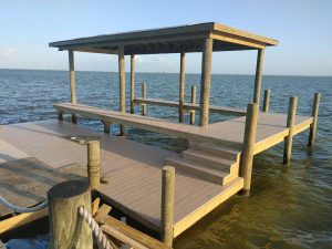 Custom Boat house with Cover & Composite Decking