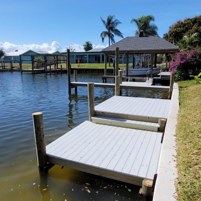 Kayak Slip and Dock Builder Composite Decking