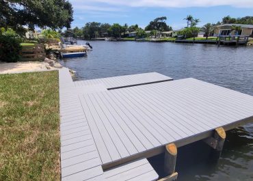 Kayak Slip and Dock Builder Composite Decking