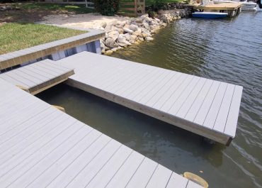 Kayak Slip and Dock Builder Composite Decking