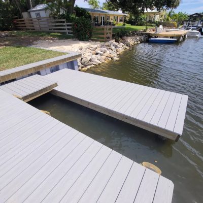 Kayak Slip and Dock Builder Composite Decking