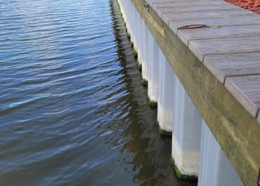 Vinyl Seawall Installation
