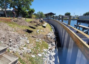 Composite Decking & Seawall Installation