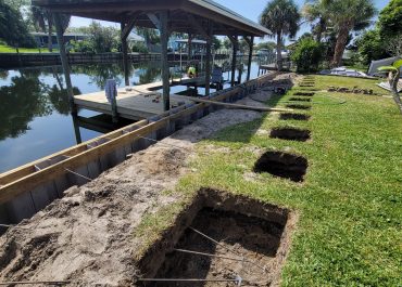 Composite Decking & Seawall Installation