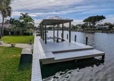 Seawall, Boat Lift, Multi-level Dock Installation