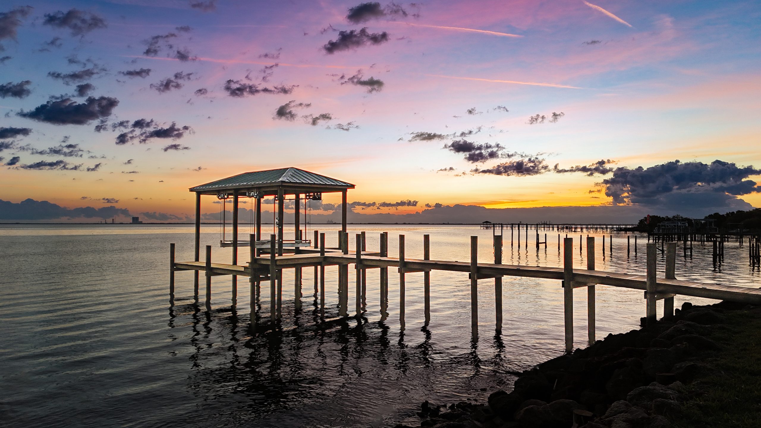 New Dock on Indian River