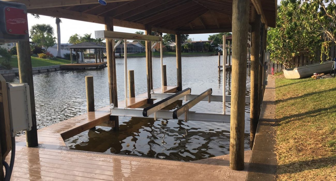Custom Boat Lift Installation, Boat House, Custom Dock Custom Boat Lift Installation, Boat House, Custom Dock